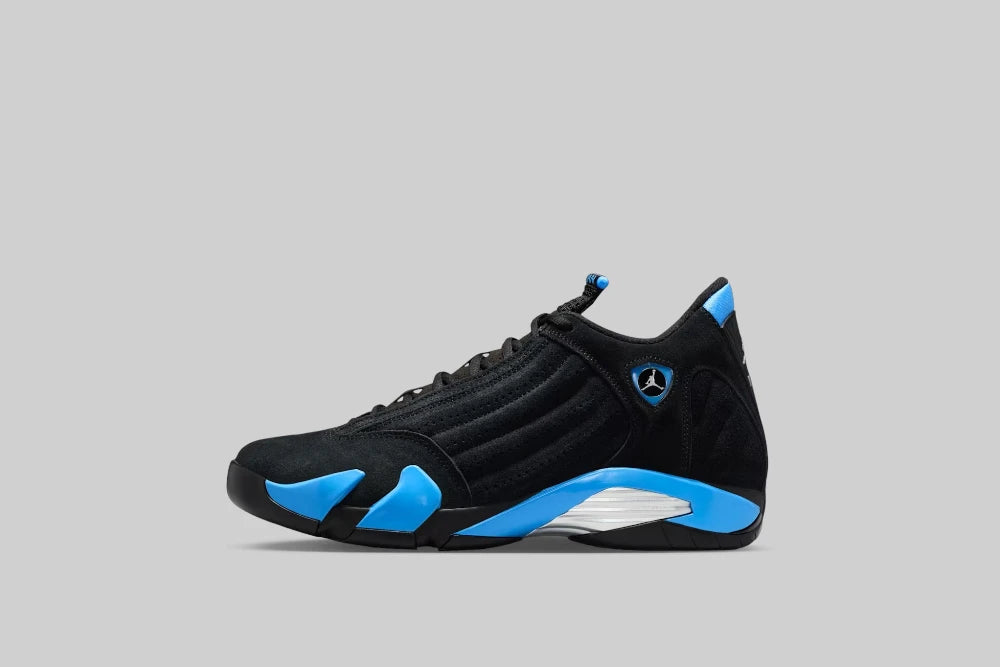 Air Jordan 14 Retro 'Black and University Blue' - 487471-007 - Lust México