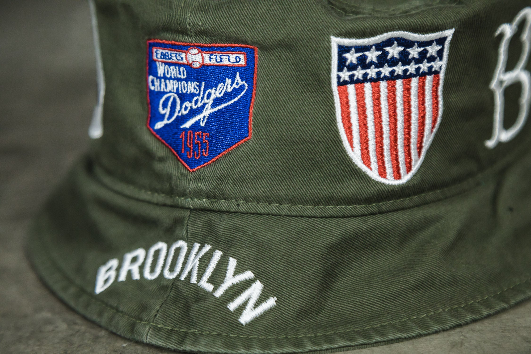Cooperstown Brooklyn Dodgers Bucket Hat D01_293