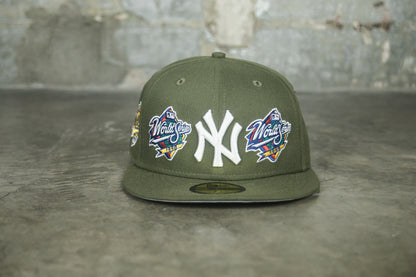 New Era New York Yankees MLB Olive 59Fifty Cap (6971947122754)
