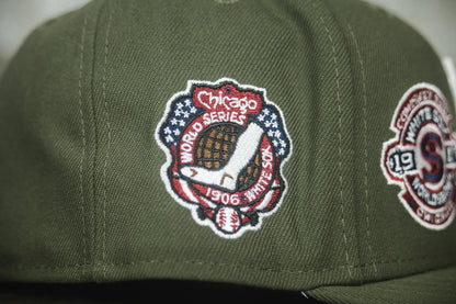 New Era Chicago White Sox MLB Olive 59Fifty Cap (6971944337474)