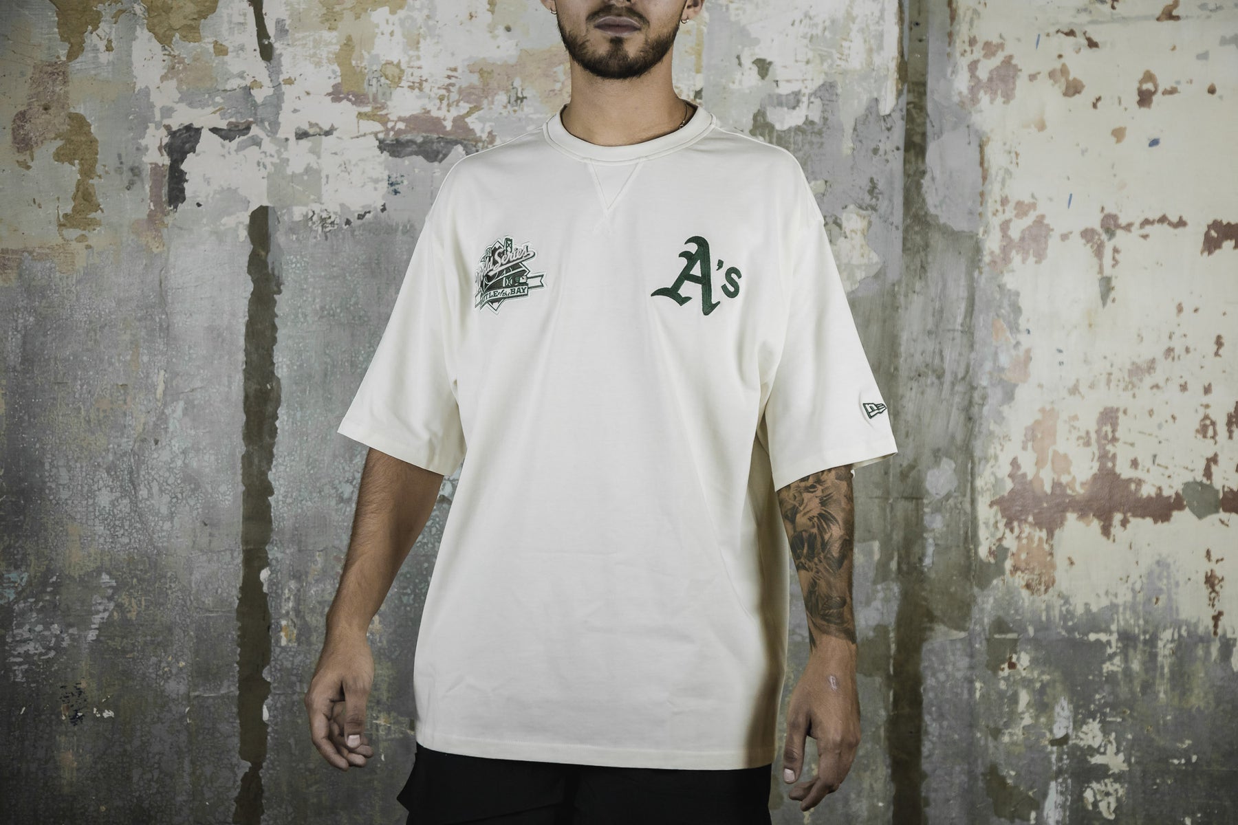 World Series Wordmark Oakland Athletics Oversized T-Shirt D03_54