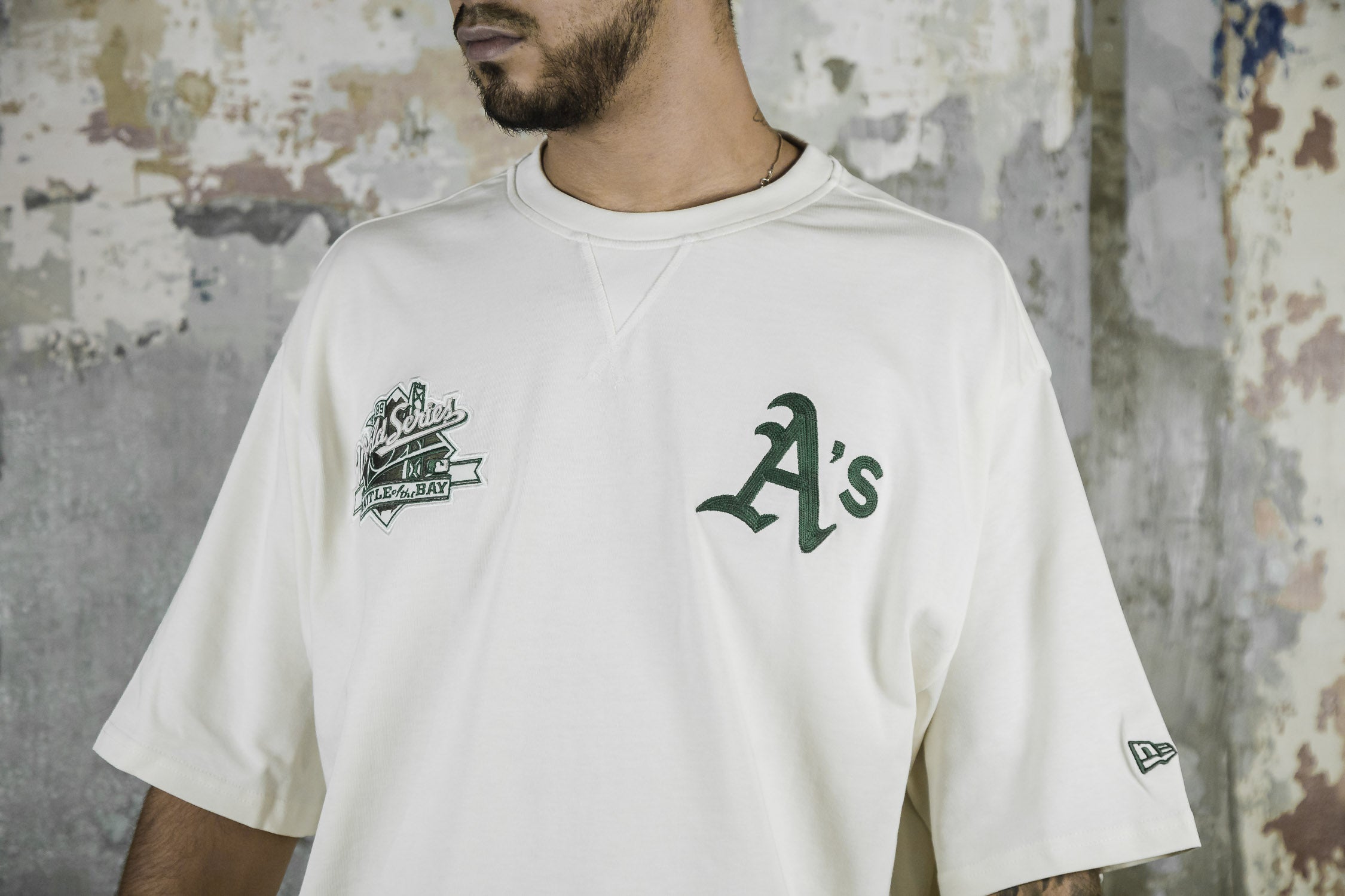 World Series Wordmark Oakland Athletics Oversized T-Shirt D03_54