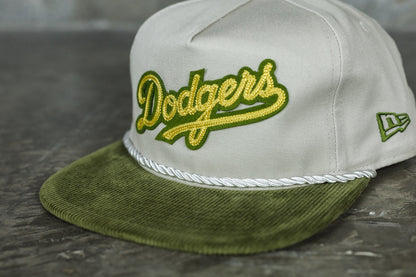 New Era Los Angeles Dodgers MLB Cord Essentials Golfer Snapback Cap