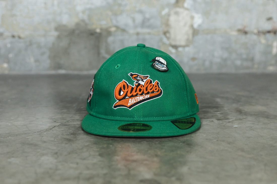 New Era Baltimore Orioles MLB Cooperstown Pin Badge 59Fifty Cap