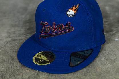 New Era Minnesota Twins MLB Cooperstown Pin Badge 59Fifty Cap
