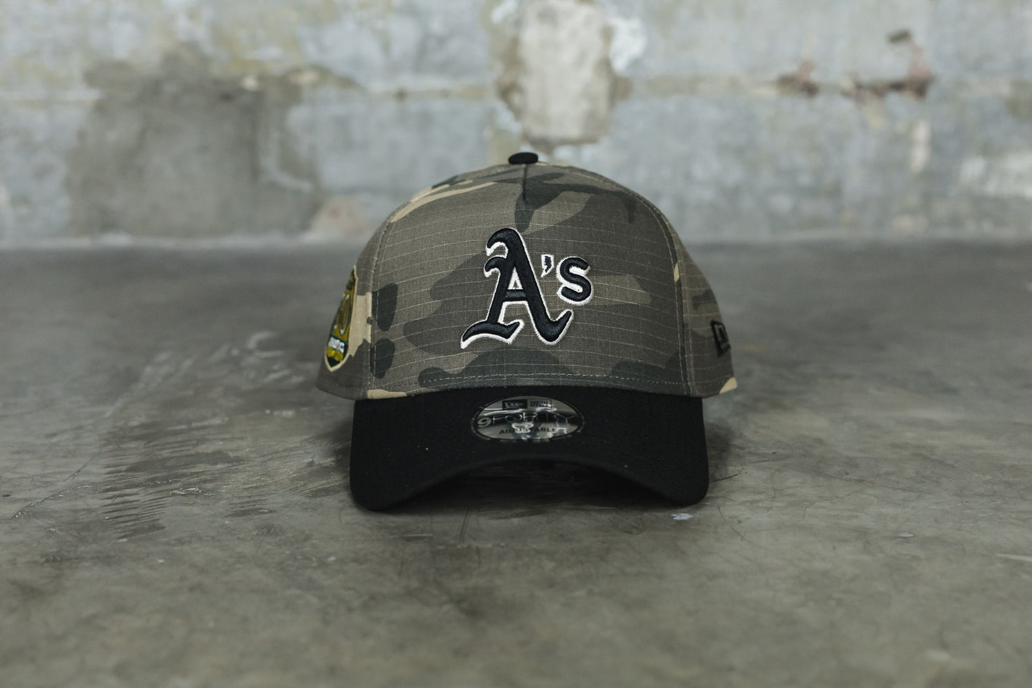 New Era Oakland Athletics Camo Crown 9Forty A-Frame Cap