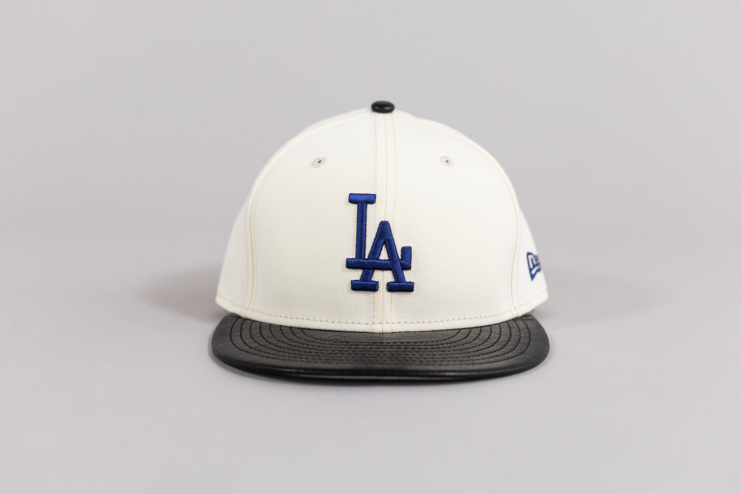New Era Los Angeles Dodgers Leather Visor 59Fifty Cap