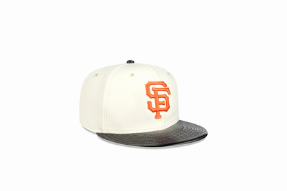 New Era San Francisco Giants MLB Leather Visor 59Fifty Cap