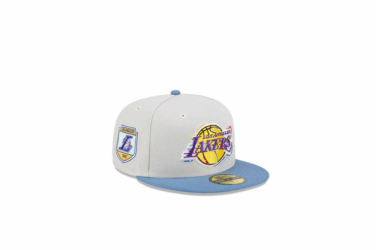 New Era Los Angeles Lakers NBA Color Brush 59Fifty Cap