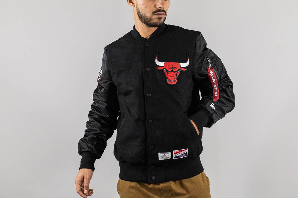 New Era x Alpha Industries Chicago Bulls MLB MA-1 Jacket - [sku] - Lust México