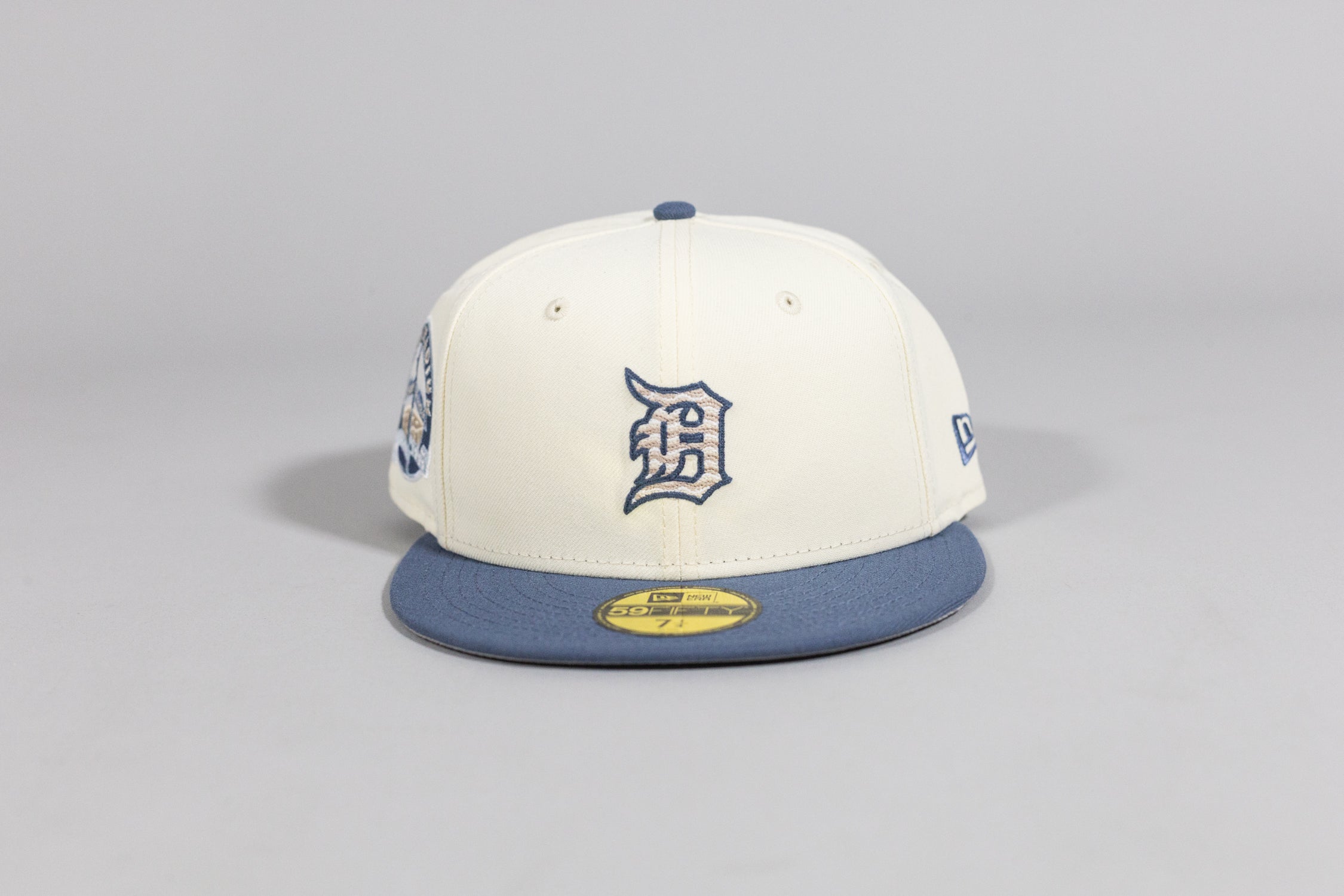 New Era Detroit Tigers Wavy Chainstitch White 59Fifty Fitted Cap