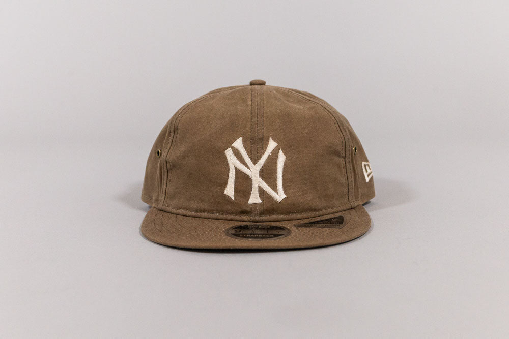 New Era New Era New York Yankees Waxed Canvas Retro Crown 9Fifty Cap - [sku] - Lust México