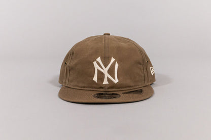 New Era New Era New York Yankees Waxed Canvas Retro Crown 9Fifty Cap - [sku] - Lust México