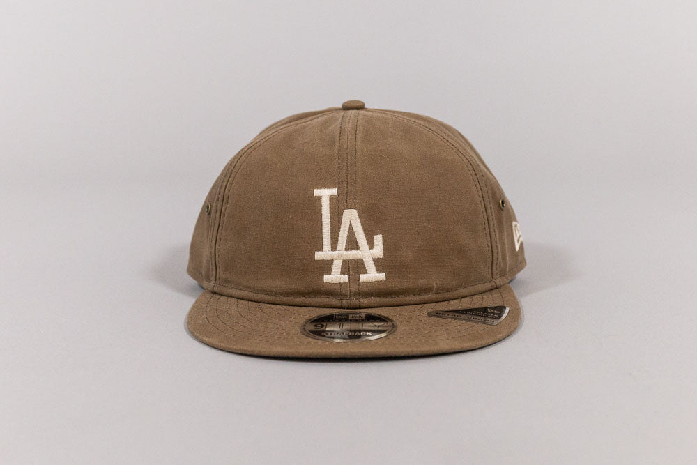 New Era Los Angeles Dodgers Waxed Canvas Retro Crown 9Fifty Cap