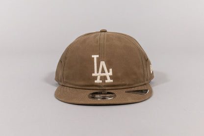 New Era Los Angeles Dodgers Waxed Canvas Retro Crown 9Fifty Cap