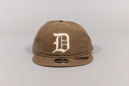 New Era Detroit Tigers Waxed Canvas Retro Crown 9Fifty Cap