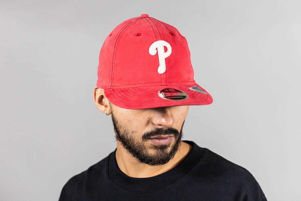New Era Phillies Canvas Felt Logo Retro Crown 9Fifty Cap - [sku] - Lust México