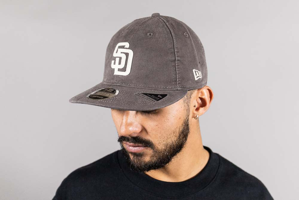 New Era San Diego Padres Canvas Felt Logo Retro Crown 9Fifty Cap - [sku] - Lust México