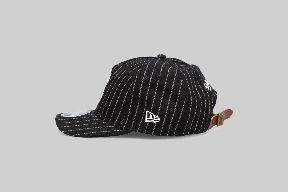 New Era Los Angeles Dodgers Three Looms Pinstripe 9Forty A-Frame Snapback Cap