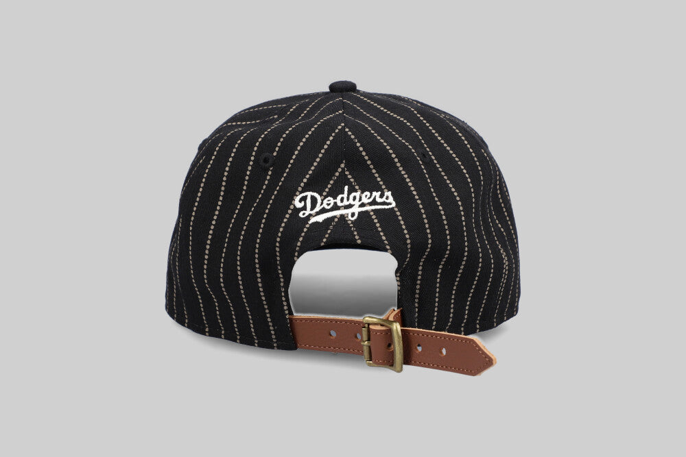New Era Los Angeles Dodgers Three Looms Pinstripe 9Forty A-Frame Snapback Cap