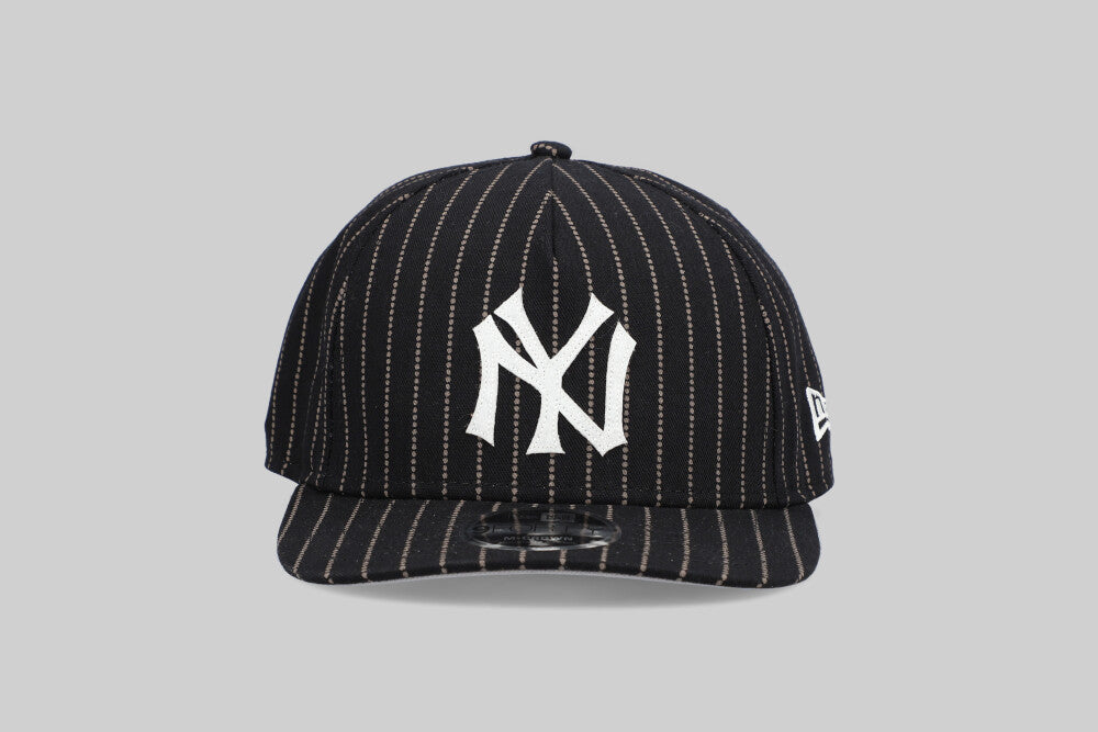 New Era New York Yankees Three Looms Pinstripe 9Forty A-Frame Snapback Cap