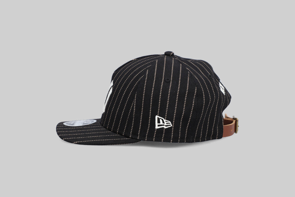 New Era New York Yankees Three Looms Pinstripe 9Forty A-Frame Snapback Cap