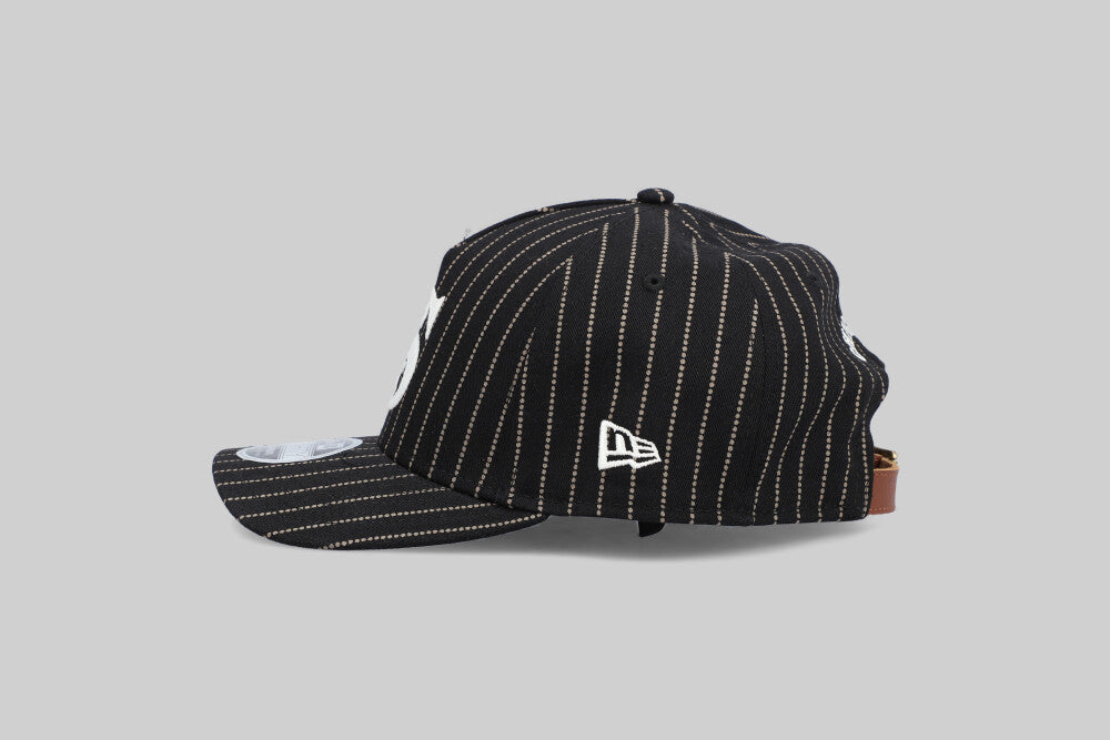New Era Chicago White Sox Three Looms Pinstripe 9Forty A-Frame Snapback Cap