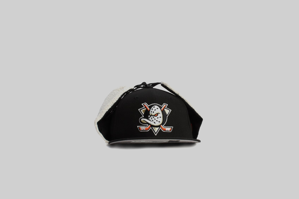 New Era Anaheim Ducks Dog NHL Ear Classic 59Fifty Cap - 60758590