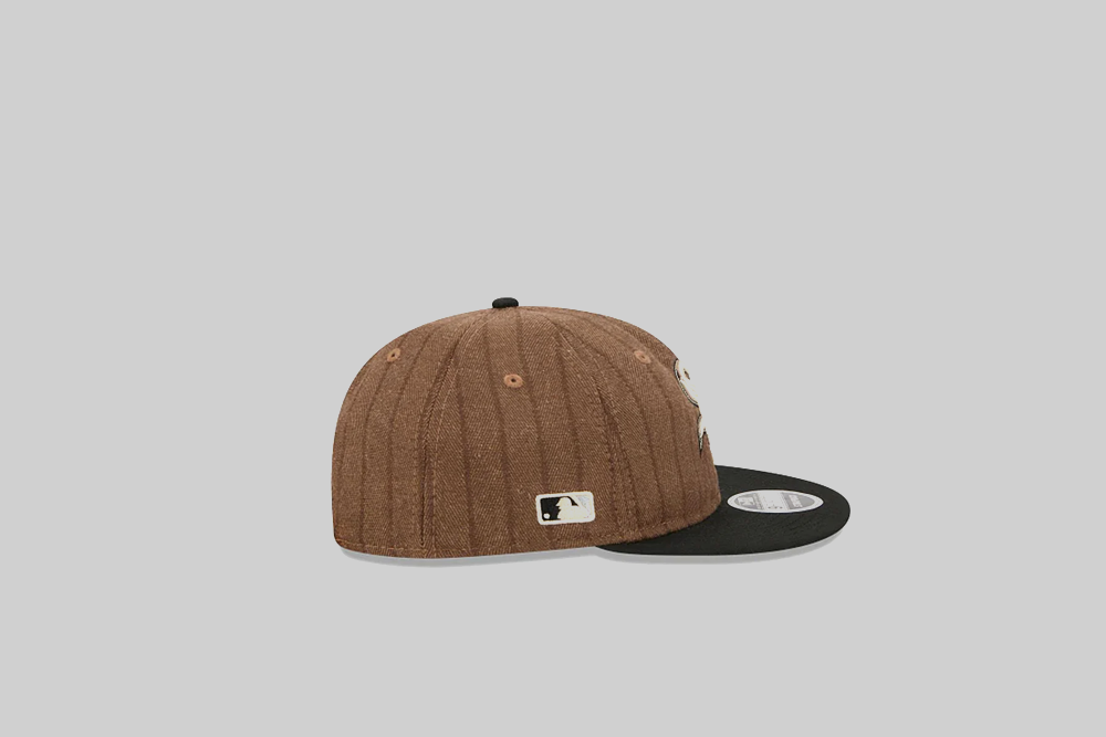 New Era Chicago White Sox MLB Wool Pinstripe 9Fifty Retro Crown Strapback Cap - 60763744