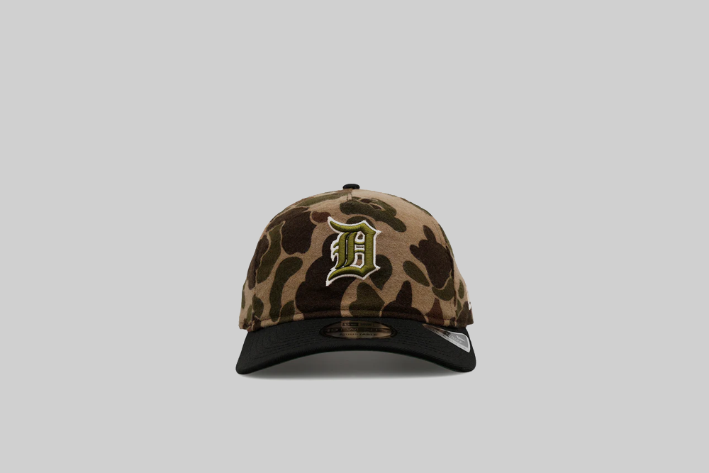 New Era Detroit Tigers MLB Wool Woodland Camo 19Twenty Strapback Cap - 60763783