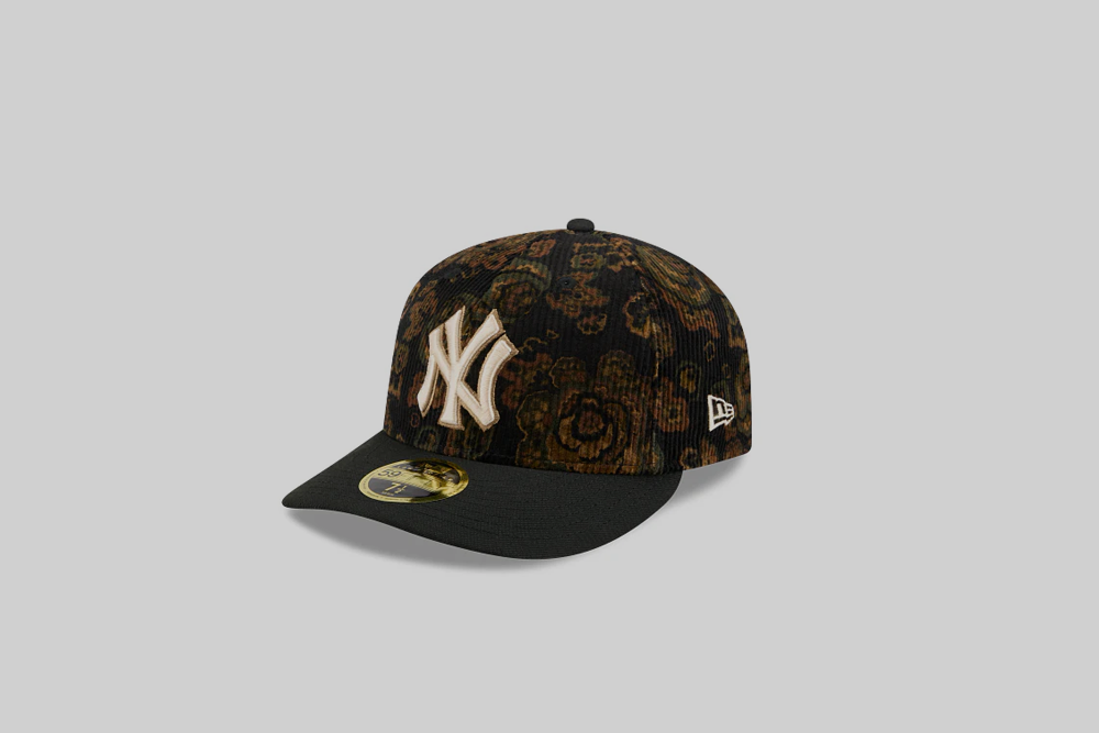 New Era New York Yankees MLB Floral Cord 59Fifty Low Profile Cap - 60763868