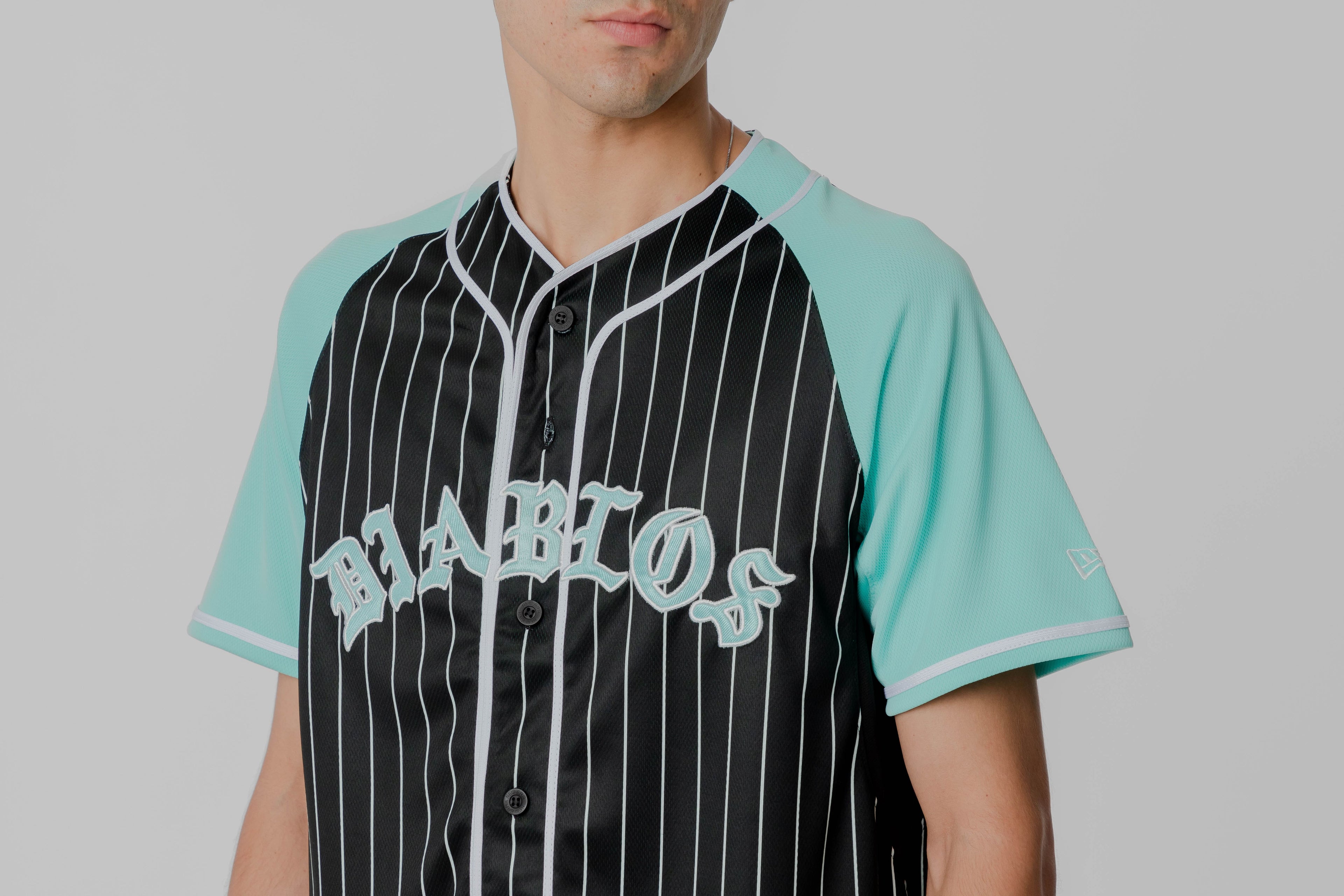 New Era x Born & Raised x Diablos Rojos Pinstripe Jersey - 60977172 - Lust México
