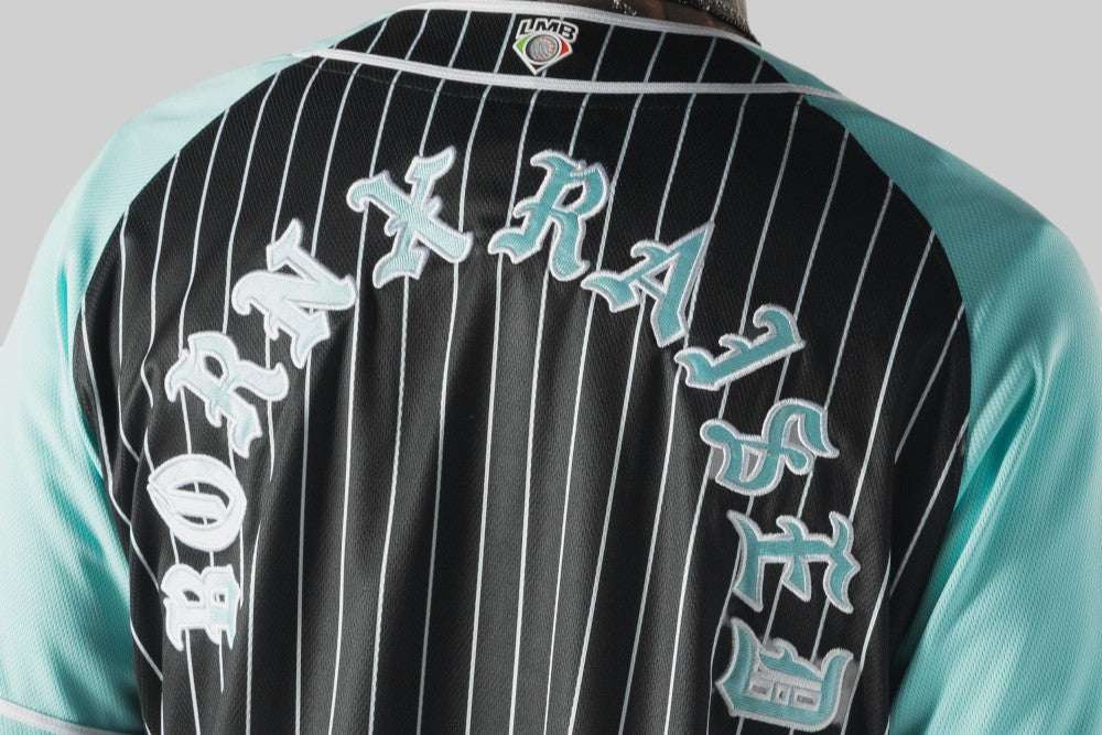 New Era x Born & Raised x Diablos Rojos Pinstripe Jersey - 60977172