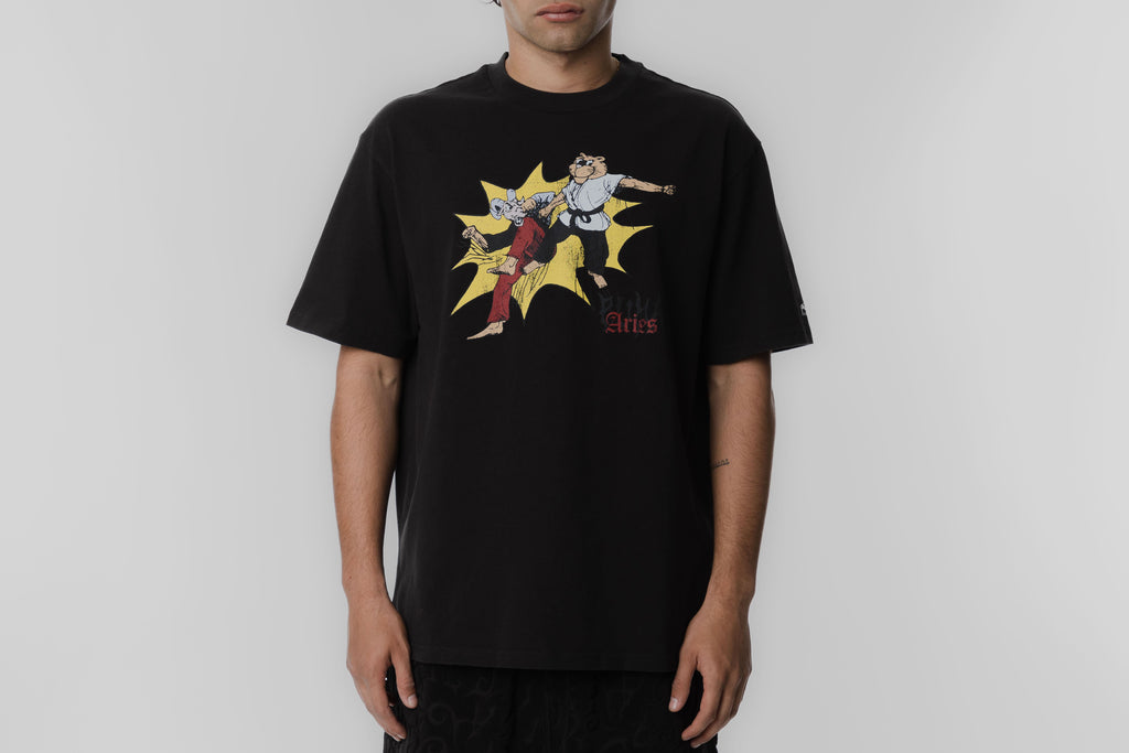 PUMA X ARIES GRAPHIC TEE BLACK/BLACK - [sku] - Lust México
