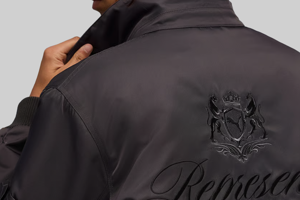 PUMA x REPRESENT Bomber GREY/BLACK DENIM APP - TOP - MEN - ADULT - INLINE - WI - 25 en Lust México