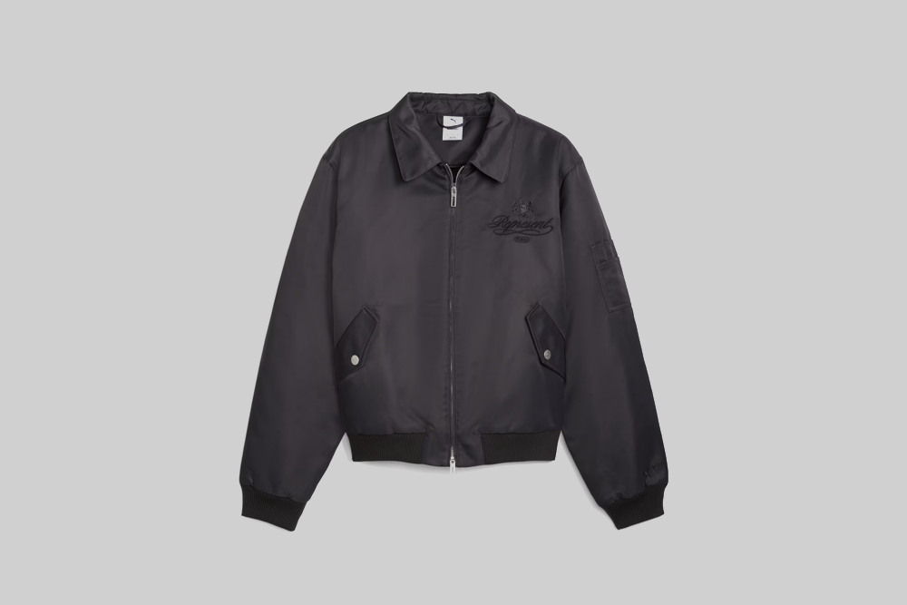 PUMA x REPRESENT Bomber GREY/BLACK DENIM APP - TOP - MEN - ADULT - INLINE - WI - 25 en Lust México