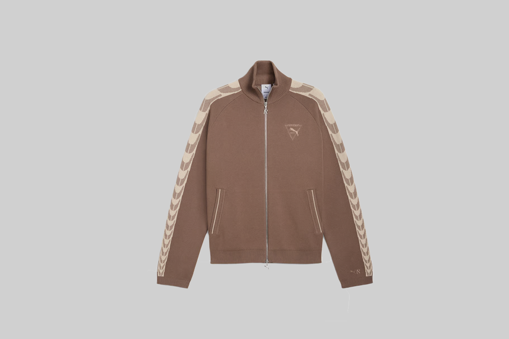 PUMA x REPRESENT T7 Knit Jacket BROWN/LIGHT BROWN APP - TOP - MEN - ADULT - INLINE - WI - 25 en Lust México