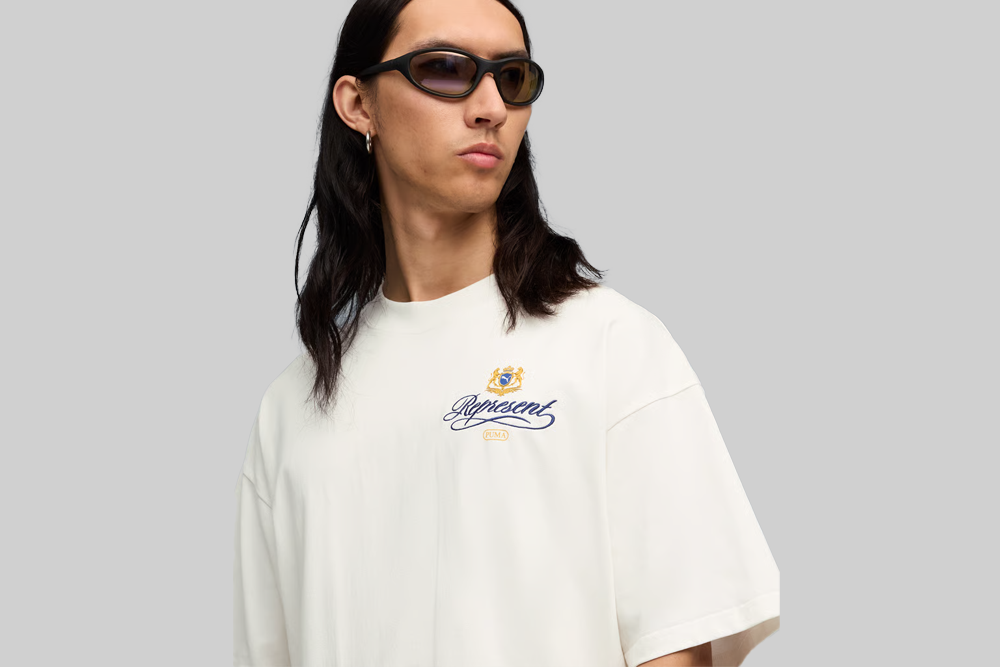 PUMA x REPRESENT GRAPHIC Tee WHITE/WHITE/TRIPLE WHT APP - TOP - MEN - ADULT - INLINE - WI - 25 en Lust México