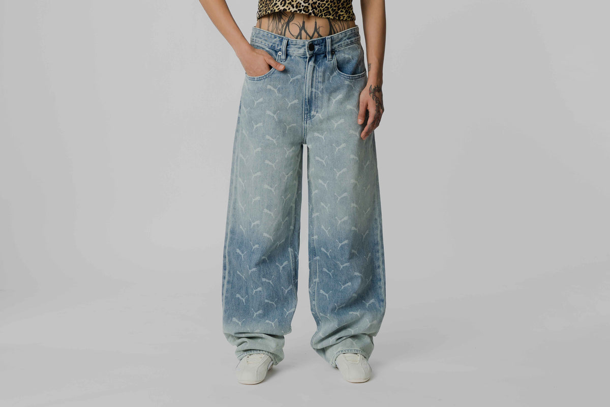 PUMA X A$AP ROCKY Laser Monogram Denim -  633428 01 APP - BOTTOM - MEN - ADULT - QS - WI - 25 en Lust México