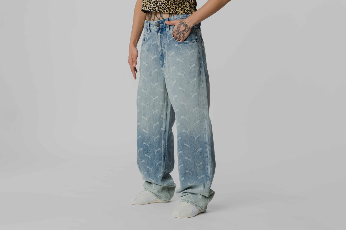 PUMA X A$AP ROCKY Laser Monogram Denim -  633428 01 APP - BOTTOM - MEN - ADULT - QS - WI - 25 en Lust México