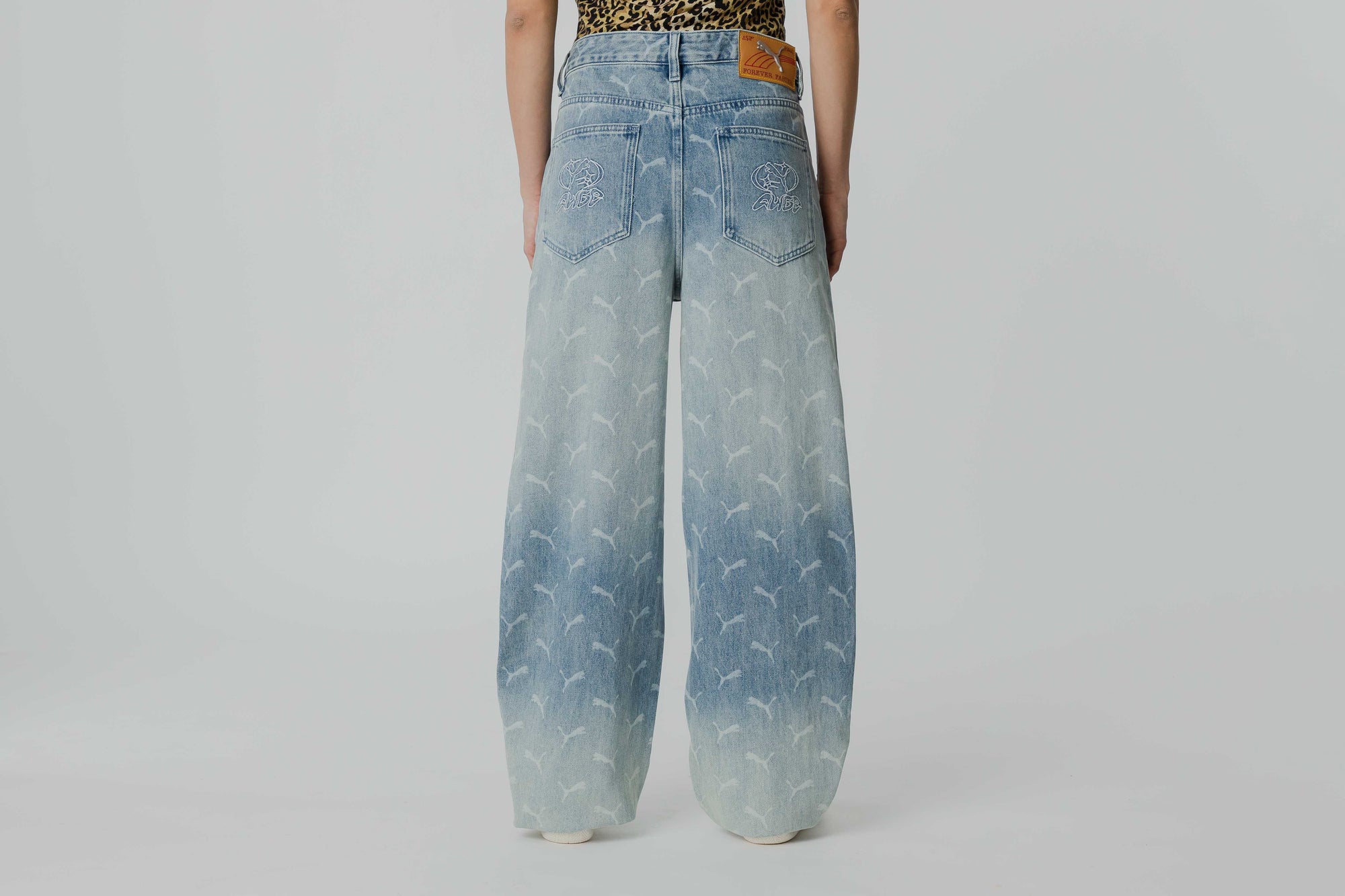 PUMA X A$AP ROCKY Laser Monogram Denim -  633428 01 APP - BOTTOM - MEN - ADULT - QS - WI - 25 en Lust México