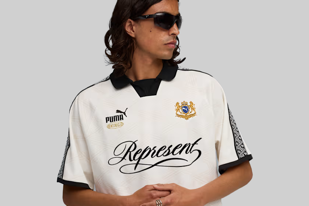 PUMA x REPRESENT King Jersey WHITE/WHITE/BLACK APP - TOP - MEN - ADULT - INLINE - WI - 25 en Lust México