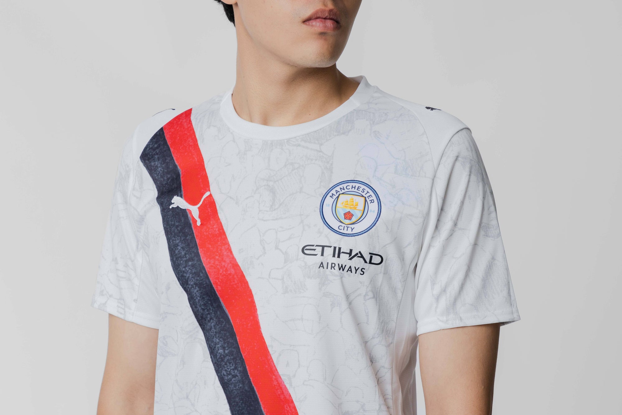 PUMA x KIDSUPER Manchester City Jersey 'White'