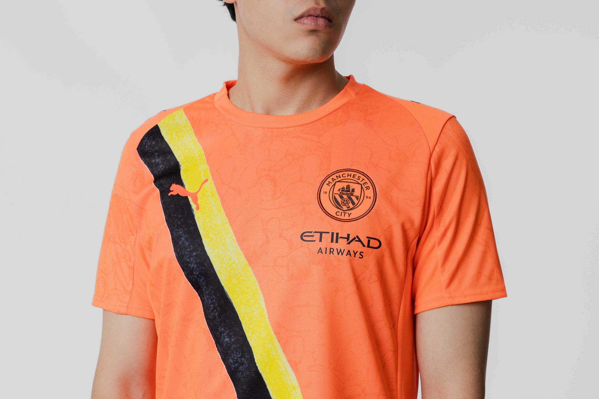 PUMA x KIDSUPER Manchester City Jersey 'Neon Sun'