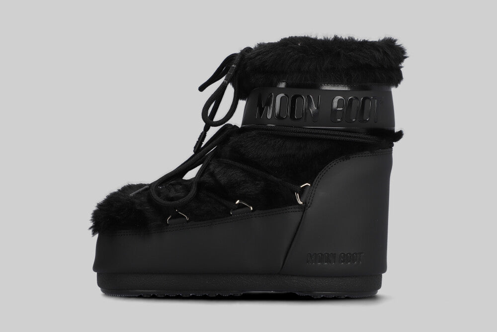 Women´s Moon Boot Icon Low Faux Fur 'Black' - 80D1409390-N001 - Lust México