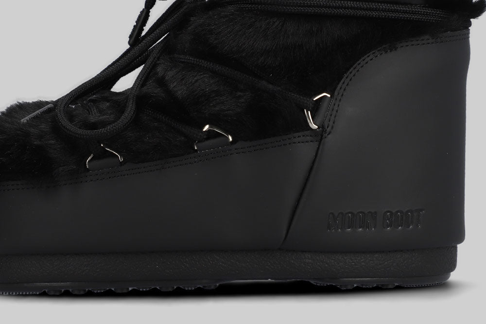 Women´s Moon Boot Icon Low Faux Fur 'Black' - 80D1409390-N001 - Lust México
