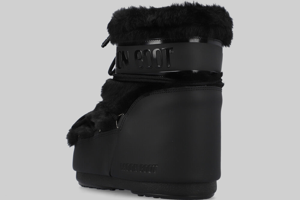 Women´s Moon Boot Icon Low Faux Fur 'Black' - 80D1409390-N001 - Lust México