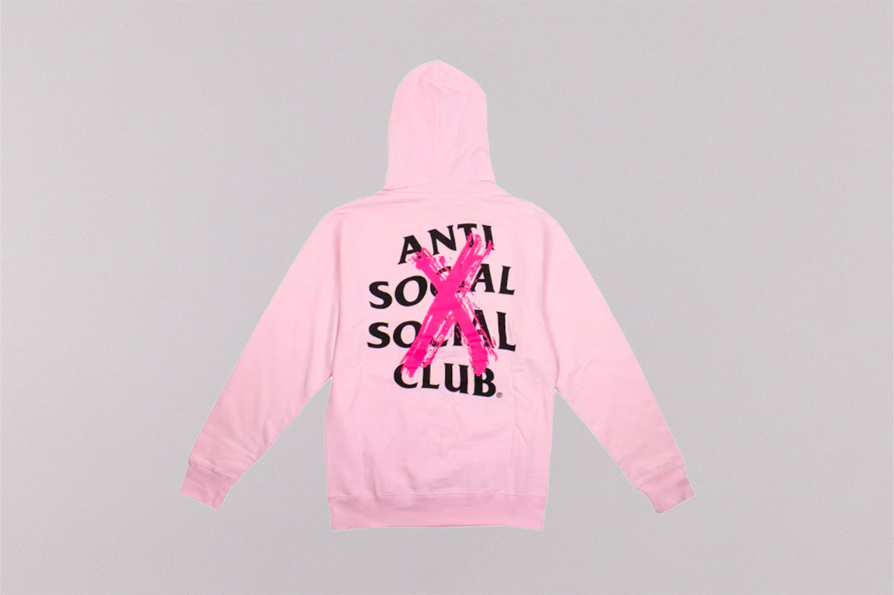 Anti Social Social Club Cancelled Hoodie 'Pink' - [sku] - Lust México