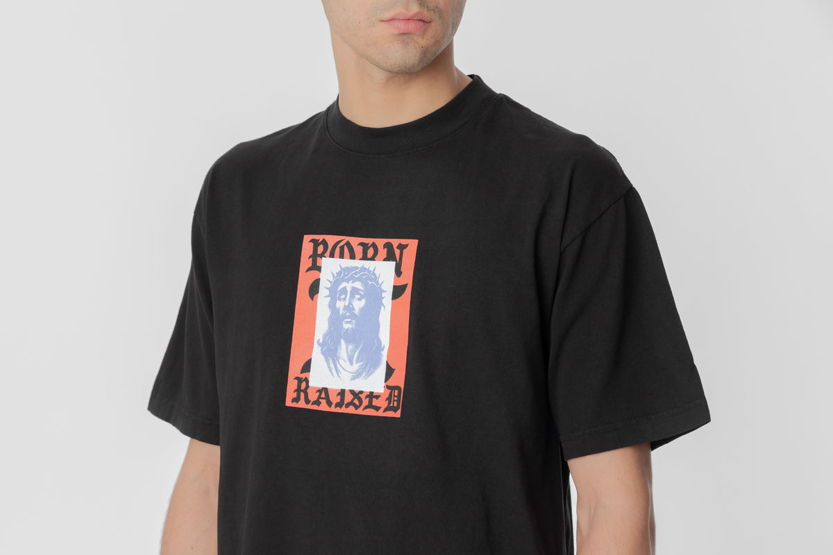 Born x Raised Salvation Tee - B0001SALVN-BLK