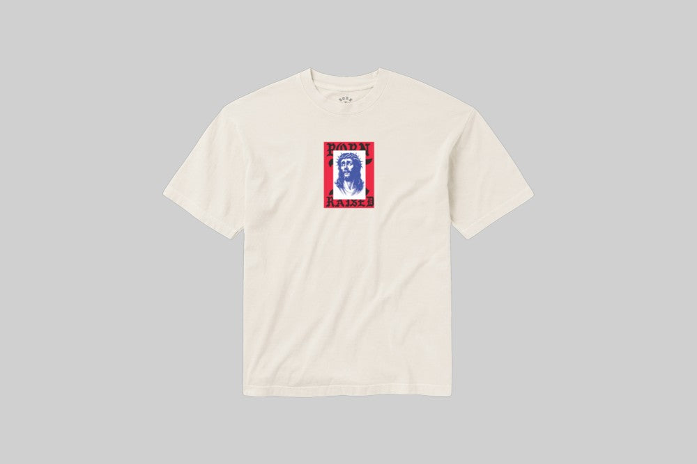 Born x Raised Salvation Tee - B0001SALVN-CRM - Lust México